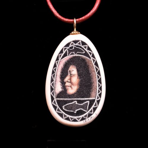 PENDANT - SCRIMSHAW