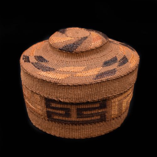 TLINGIT RATTLETOP BASKET