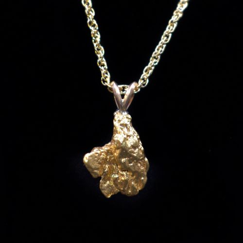 GOLD NUGGET PENDANT