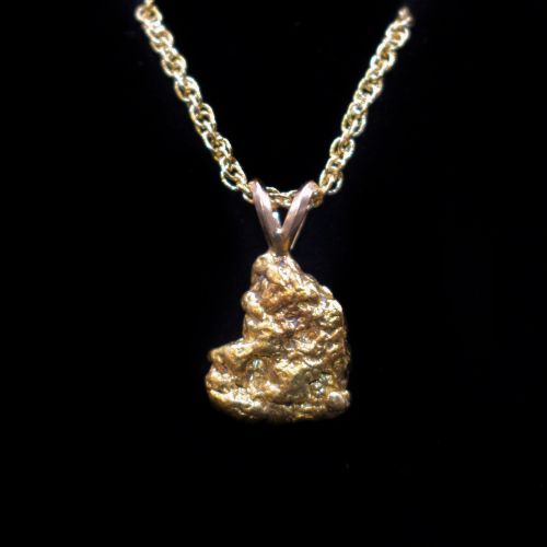 GOLD NUGGET PENDANT