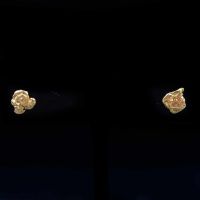 GOLD NUGGET EARRINGS