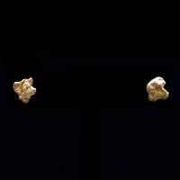 GOLD NUGGET EARRINGS