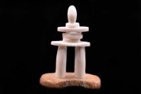 INUKSHUK IVORY CARVING